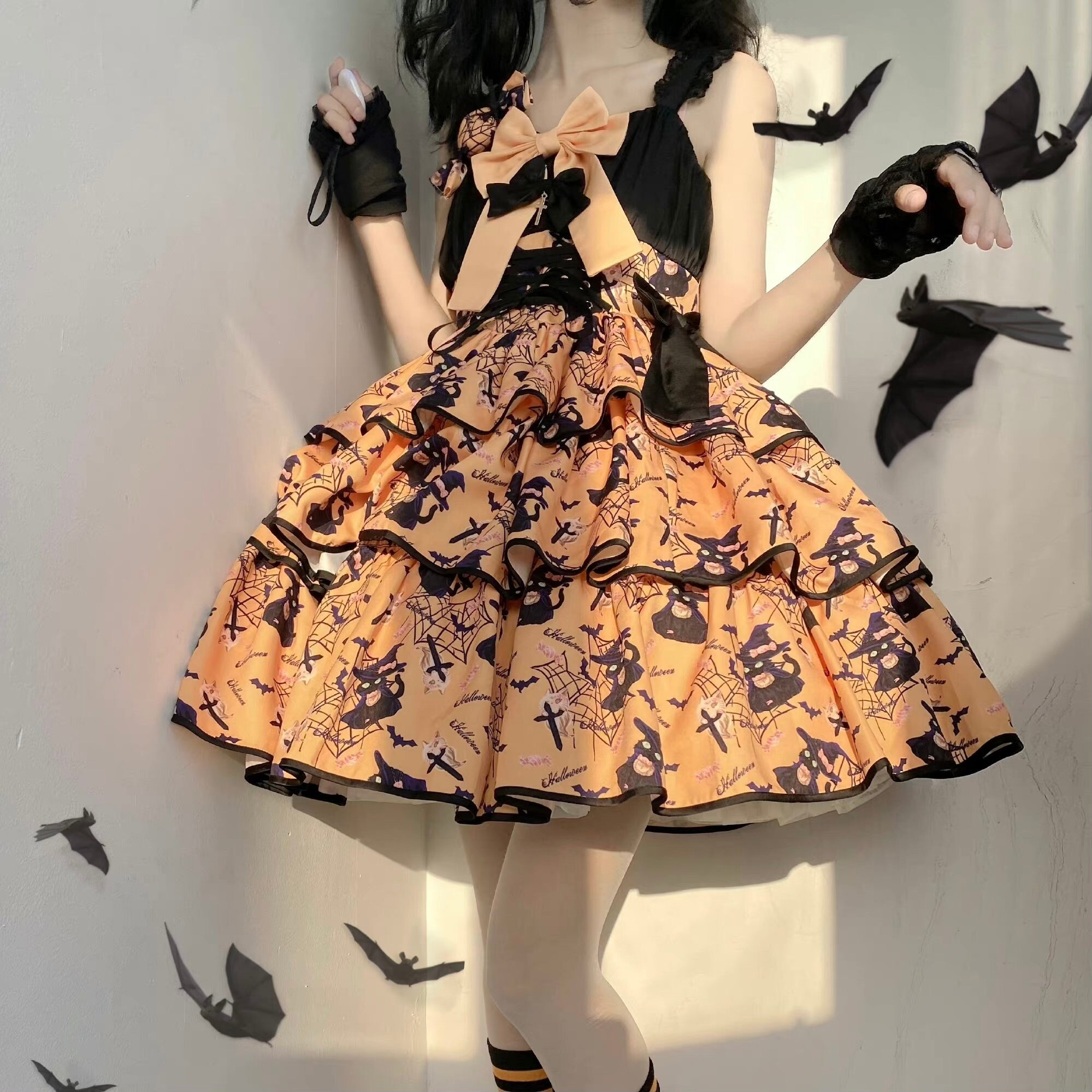 Y2K Lolita Suspender Dress - Halloween Costume Skirt