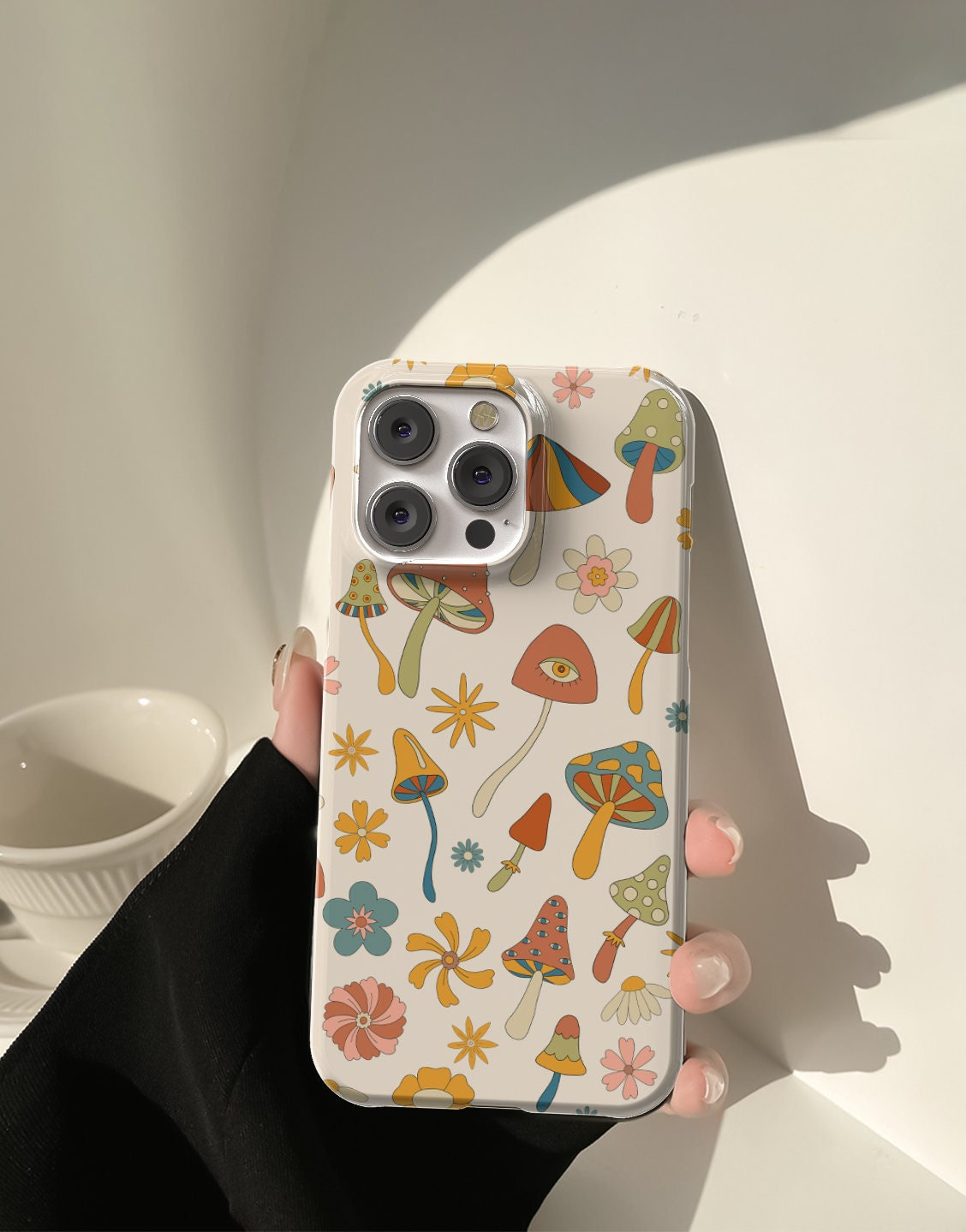 Y2K Magic Mushroom Aesthetic iPhone Case for 14 13 12 11 Pro Max