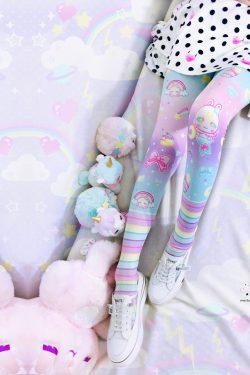 Y2K Merbunny Baby Tights - Fairy Kei Yume Kawaii Fashion