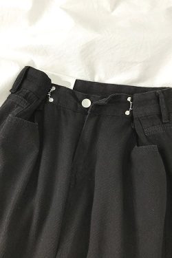 Y2K Mom Jeans - High Waisted Wide Leg Denim Pants
