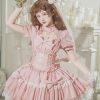 Y2K Pink Butterfly Corset Dress for Women - Fluffy Princess Dress