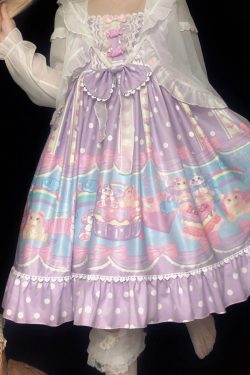 Y2K Pink Lolita Cosplay Dress - Sleeveless Fairy Fashion