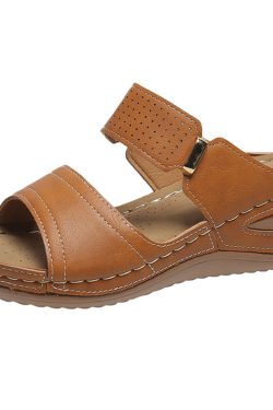 Y2K Plus Size Wedge Heel Slippers - Vintage Platform Sandals