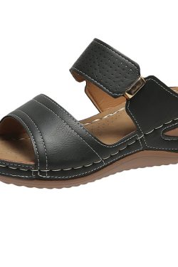 Y2K Plus Size Wedge Heel Slippers - Vintage Platform Sandals