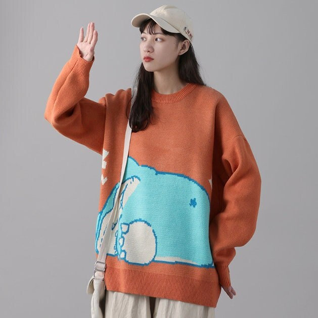 Y2K Pokemon Sweater - Unisex Thick Pullover Streetwear