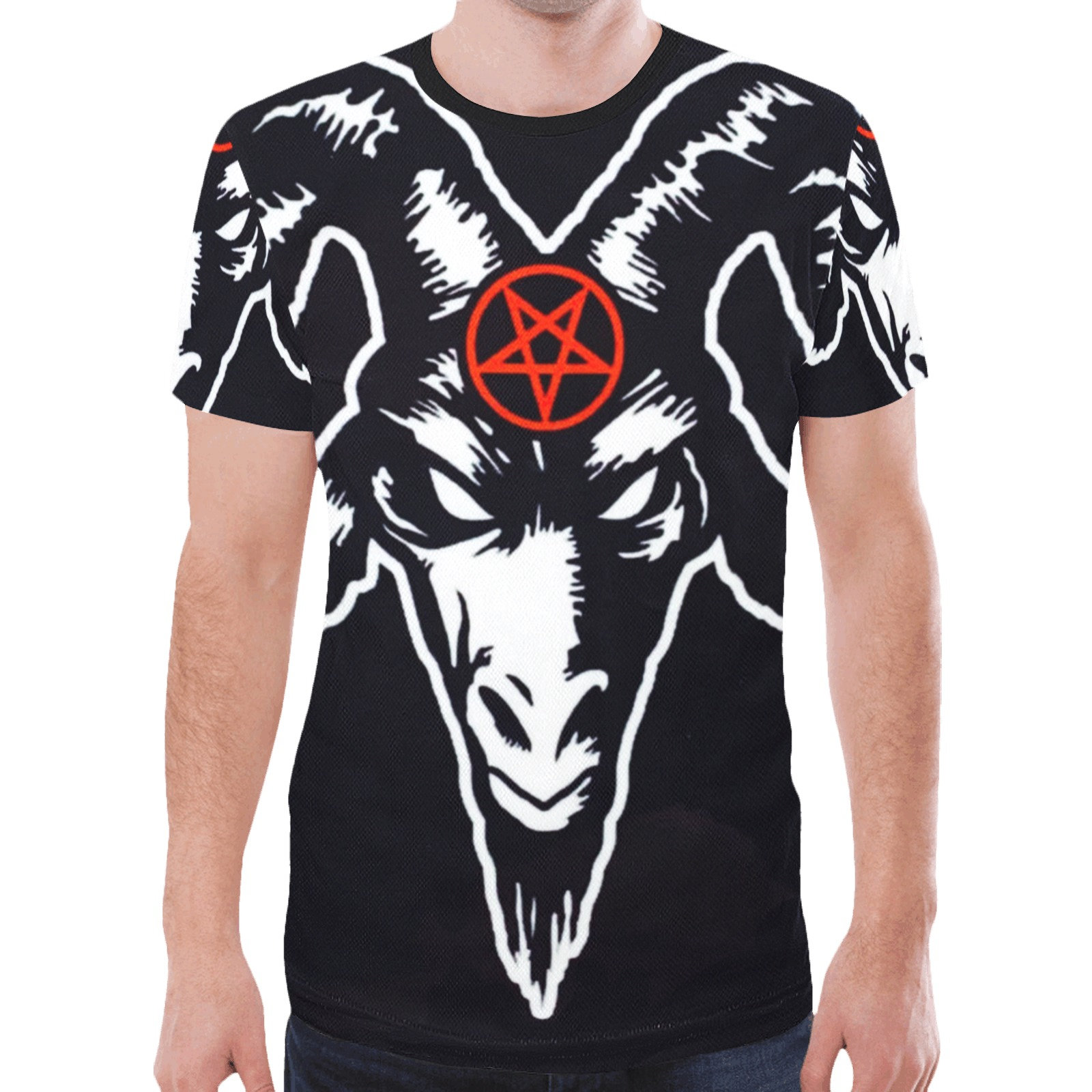 Y2K Satanic Baphomet T-Shirt | Satanism Fashion