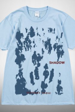 Y2K Shadow Figures Graphic Print T-Shirt - Vintage Urban Grunge Punk