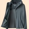 Y2K Skin-Protection Hooded Windbreaker Jacket