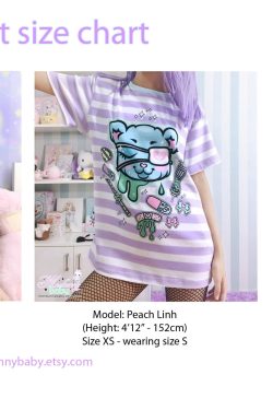 Y2K Sleeping Unicorn T-Shirt - Cute Kawaii Pastel Fairy Kei Tee