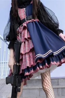 Y2K Sleeveless Lolita Dress - Women's Fashion