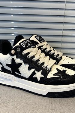 Y2K Star Platform Sneakers - Harajuku Kawaii Unisex Shoes