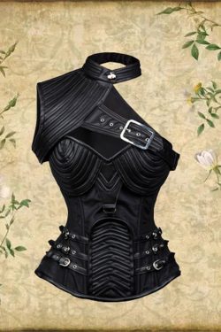 Y2K Steampunk Gothic Overbust Corset Bustier Top