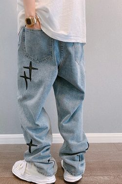 Y2K Streetwear Baggy Men's Wide Leg Cargo Pants