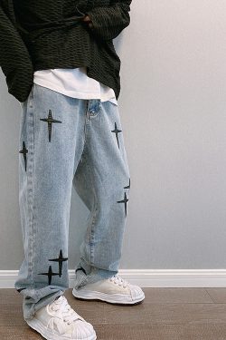 Y2K Streetwear Baggy Men's Wide Leg Cargo Pants