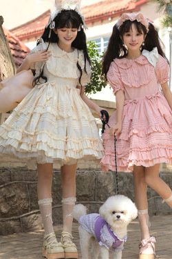 Y2K Sweet Bow Lolita Dress - Adult Lolita Party Customization