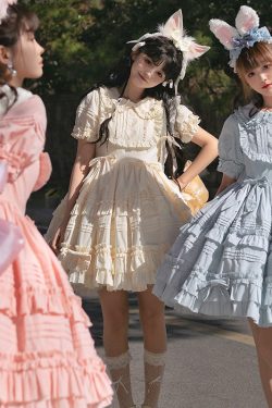 Y2K Sweet Bow Lolita Dress - Adult Lolita Party Customization