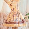 Y2K Sweet Lolita Dress - Bear Sleeveless Kawaii Women JSK