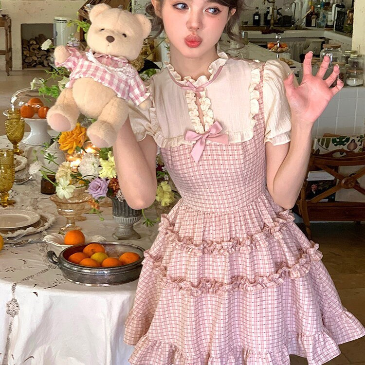 Y2K Sweet Lolita Dress - Japanese Style, Cute & Sleeve Design