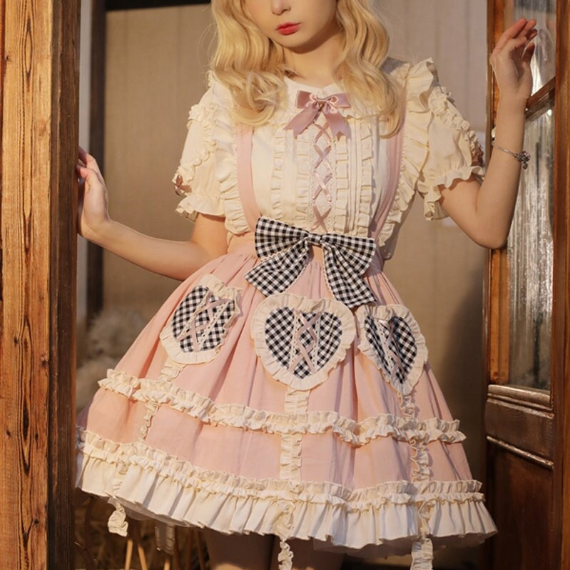 Y2K Sweet Lolita Dress - Women's Cute Party Dress