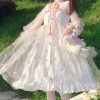 Y2K Sweet Summer Lolita Dress Long-Sleeved Kawaii Fashion