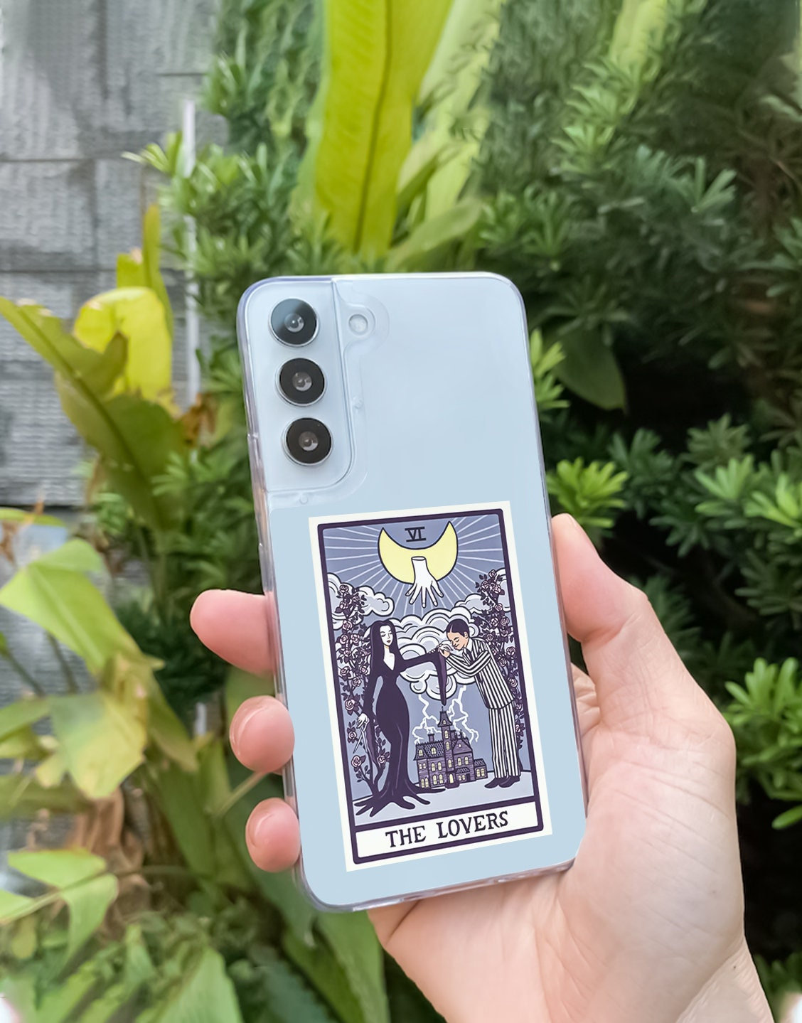 Y2K Tarot Card Lovers Phone Case for Samsung Galaxy S23-S20