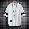 Y2K Techwear White Hoodie - Gothic Sweatshirt with Emo Style