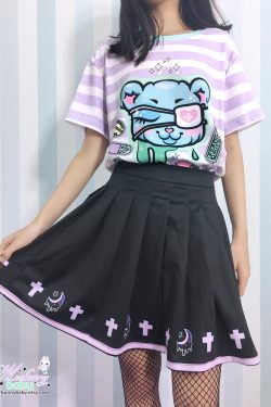 Y2K Unisex Menhera Bear Kawaii Harajuku T-Shirt