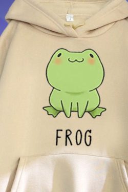 Y2K Unisex OverSized Frog Hoodie Korean Fashion Sweatshirt