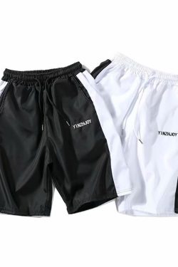 Y2K Unisex Sweatpants - Couples Five-Point Pants