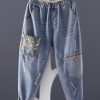 Y2K Vintage Patchwork Harem Baggy Hippie Pants