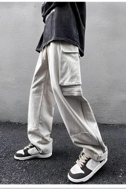 Y2K Wide Leg Cargo Trousers Pants for Streetwear Fashion