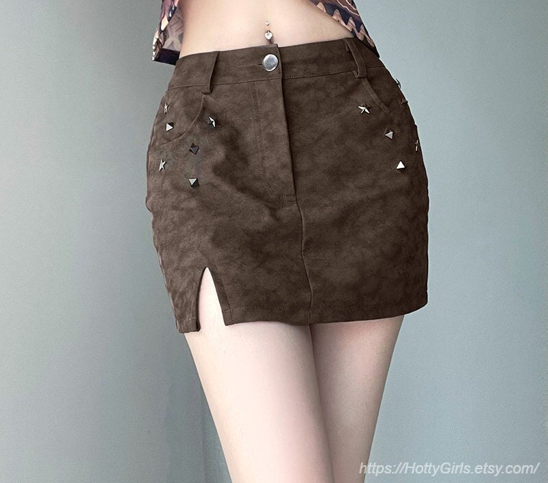 Y2K Women's Bodycon Mini Skirts - Street Style
