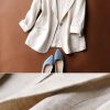 Y2K Women's Cotton Linen Blazer - Spring 2022 Fashion Coat