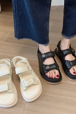 Y2K Women's Handmade Summer Beach Sandals Gift