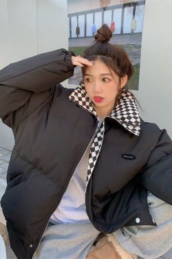 Y2K Women's Hedgehog Coat - Inflatable Warm Cotton Jacket