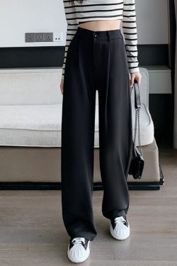 Y2K Women's High Waisted Office Casual Suit Pants