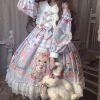 Y2K Women's Lolita Dress - Autumn/Winter, Kawaii, Cute, Fairy, Cosplay