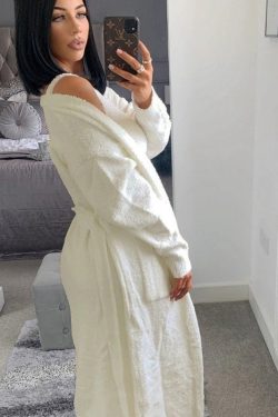 Y2K Women's Sleeveless Pajama Set with Cozy Cardigan