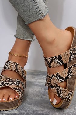 Y2K Women's Summer Platform Cork Sandals Fashion Slippers
